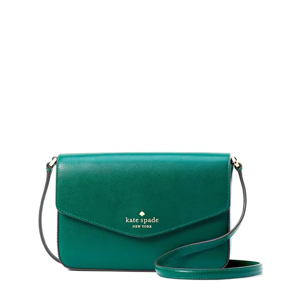kate spade Handbags - NWT Kate Spade Sadie Envelope Crossbody in Deep Jade (Green)